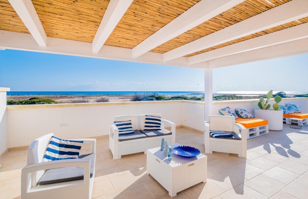 Villette Lux Fronte Spiaggia - Torre Pali Eksteriør bilde